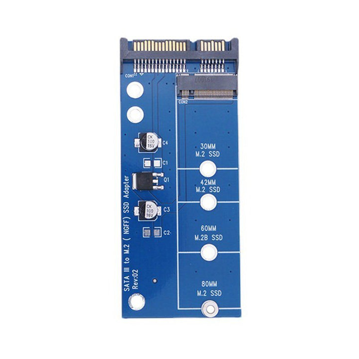 M.2 Ngff Ssd To Sata 3.0 Adapter Card B-key / B+m Key – 6gbps Converter