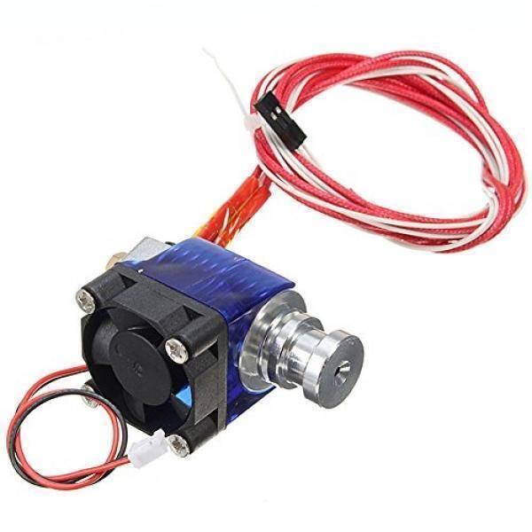 Short Distance V6 j Head All Metal Hooted Extruder With Cooling Fan For 1.75/3mm 12v 0.4mm Nozzle