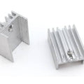 Silver Aluminium To 220 Heat Sink