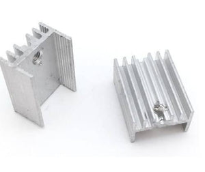 Silver Aluminium To 220 Heat Sink