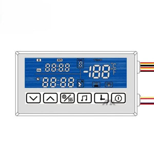 Six Touch switch three color version anti fog Bluetooth horn time display music 5A 60W 12V