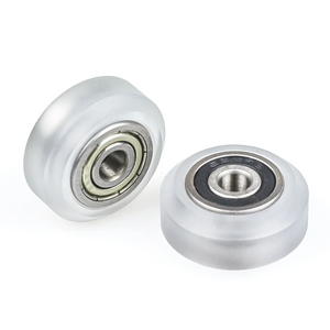 Solid V Wheel For 4040 Aluminum Profile Transparent