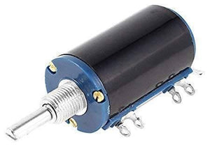 WXD3-13-2W-10k Ohm 2W 4mm Shaft Multi Turn Rotary Wire Wound Potentiometer