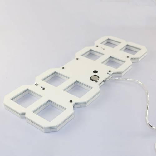 Stylish & Unique Electronic Desk Clock Vst-883-white
