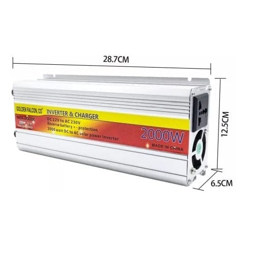 Sua-2000C Original Suoer 12v 2000w Sine Wave Solar Power Inverter And Charger 20A Usb 12v Dc To 230vac