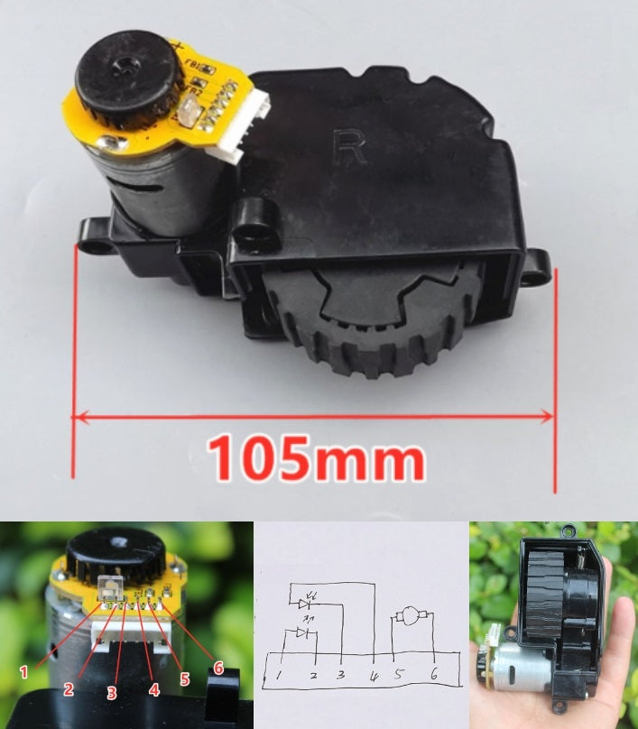Sweeping Robot Gear Motor With Encoder