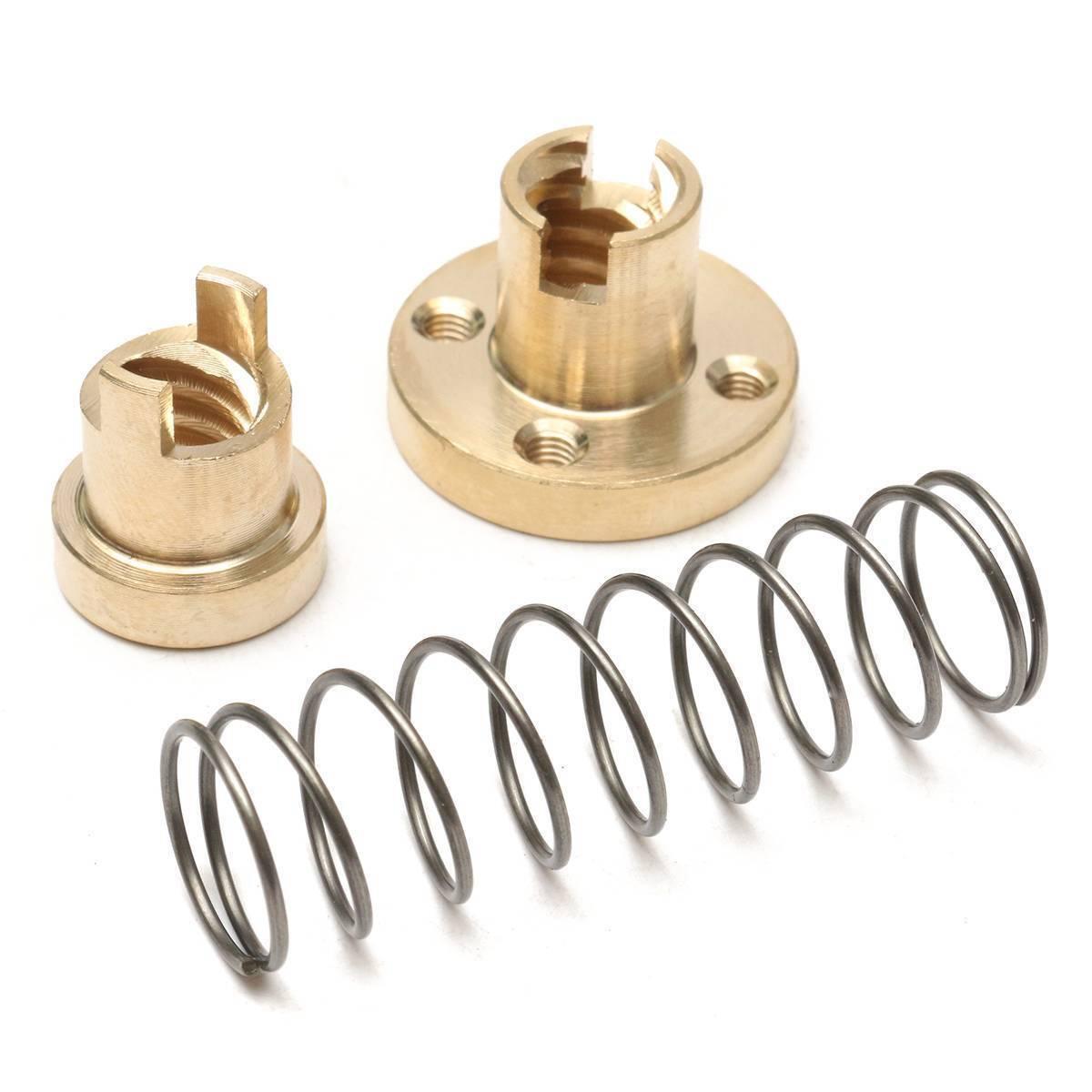 T8 Anti Backlash Spring Loaded Nut For Cnc 8mm Threaded Rod Lead Screw