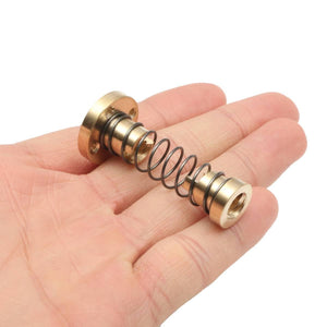T8 Anti Backlash Spring Loaded Nut For Cnc 8mm Threaded Rod Lead Screw