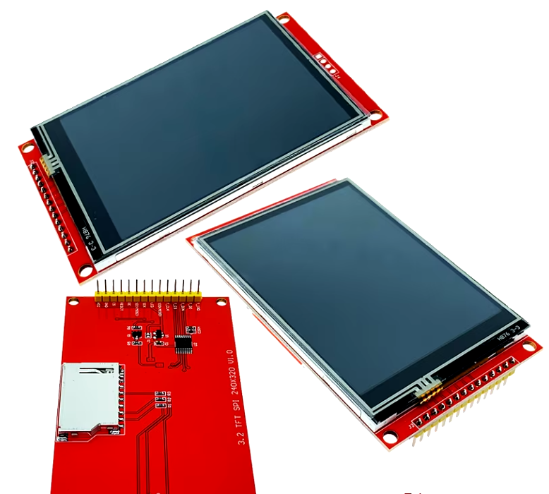 3.2 Inch Tft Lcd Screen Display Spi Module With Touch Panel - 320x240 Rgb Ili9341 | Digilog.pk