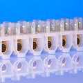 60 Amp Connector Strip, 12 Way Pvc