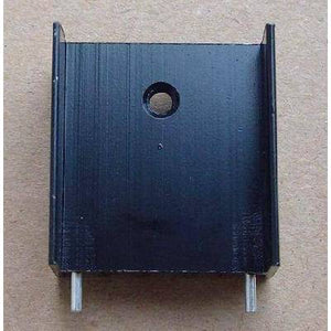 TO3P Black And Silver Heat Sink