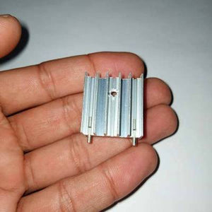 TO3P Black And Silver Heat Sink