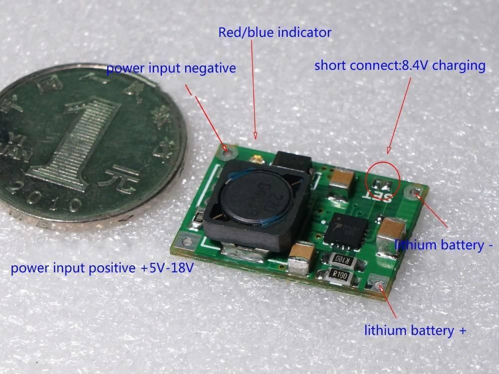 Hw-370 Tp5100 2a Li Ion Battery Charger Module