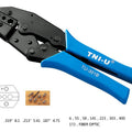 TU-301B Multifunctional Ratchet Crimping Pliers BNC 3 Hole Hexagonal Cold Press Pliers Coaxial Cable