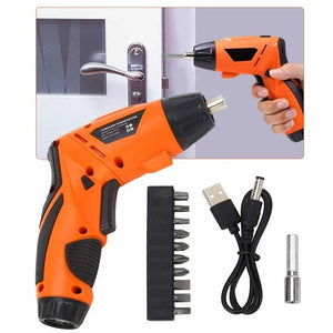 Rechargeable TY001 4.8v 200rpm Cordless Electric Screwdriver Drill Set