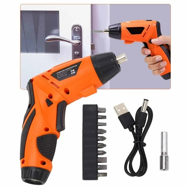Rechargeable TY001 4.8v 200rpm Cordless Electric Screwdriver Drill Set
