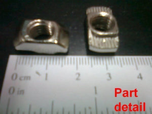 40xm8 T Nut Sliding T Nut Hammer Drop In Nut Fasten Connector M8 Series