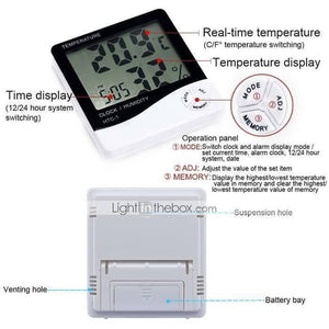 Original Htc 1 Temperature Humidity Meter Hygrometer
