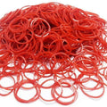 200 Gram - 2.5cm 1 Small Rubber Bands Bulk Elastic Wide Money Rubber Bands (red)