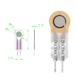 Thin Film Pressure Sensor Force Sensitive Sensing Resistor FSR High Precise 10g to 5Kg RP-C7.6-ST-GCS
