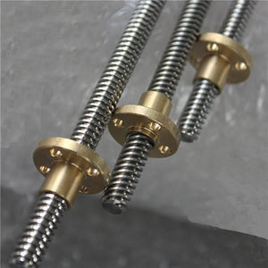 Threaded Rod Lead Screw 8mm 500mm