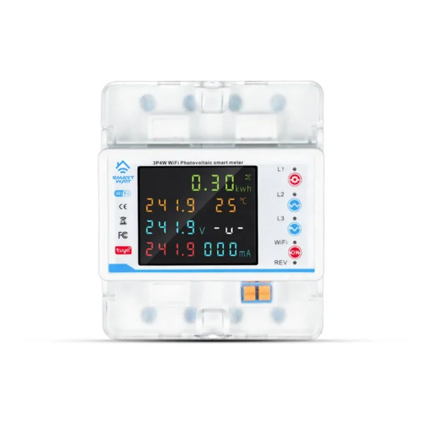 100a 3 Phase Smart Wifi Meter 22 In 1 3p4w Wifi Photovoltic Smart Meter
