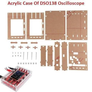 Transparent Acrylic Case Housing Module For Dso138 2.4 Inch Tft Digital Oscilloscope Anti Scratch Protection Shell Diy Kit
