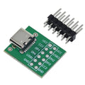 Type C USB Female To DIP PCB Breakout Board