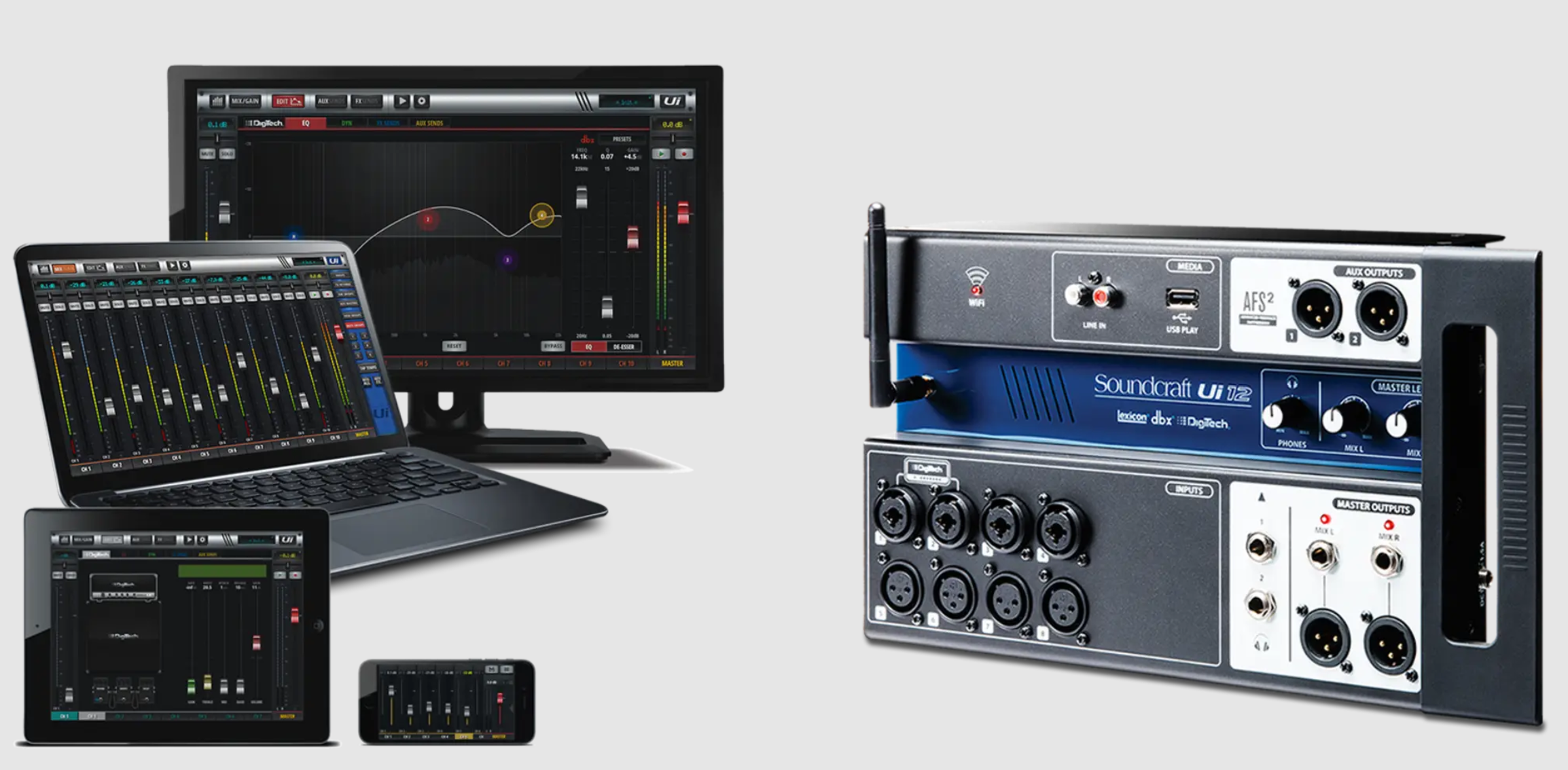 12-channel Digital Mixer With Wireless Control | STEM.PK| On Demand