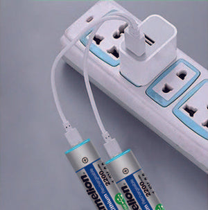 Camelion Usb C Rechargeable Lithium Batteries Aa – 1.5v – 2200mwh
