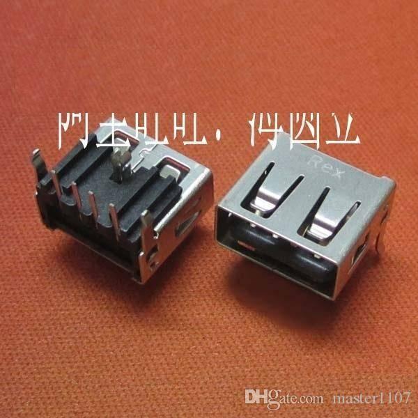 Usb 2.0 Type a Female Socket Connector Port 4-pin Right Angle Adapter
