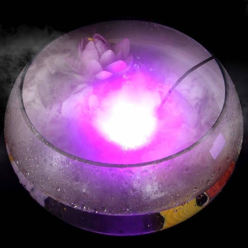 Original Ultrasonic Mist Maker Fogger 12 Led Colorful Light 24v 1a Humidifier with adapter