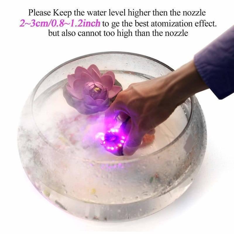 Original Ultrasonic Mist Maker Fogger 12 Led Colorful Light 24v 2a Humidifier