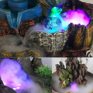 Original Ultrasonic Mist Maker Fogger 12 Led Colorful Light 24v 2a Humidifier