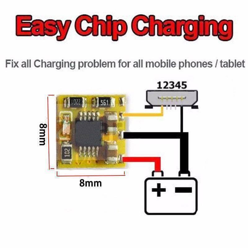 Easy Chip Charge Ic Chip Board Module Solve Charging Problem For Mobile Repairing