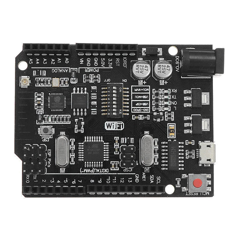 WiFi R3 ATmega328P + ESP8266 Development Board | Arduino UNO WiFi CH340G