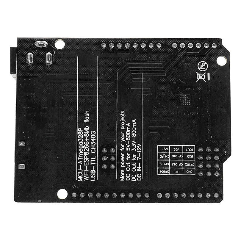 WiFi R3 ATmega328P + ESP8266 Development Board | Arduino UNO WiFi CH340G