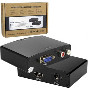 Interface Conversion Converter Vga+r/l To Hdmi Adapter Hwh-2058