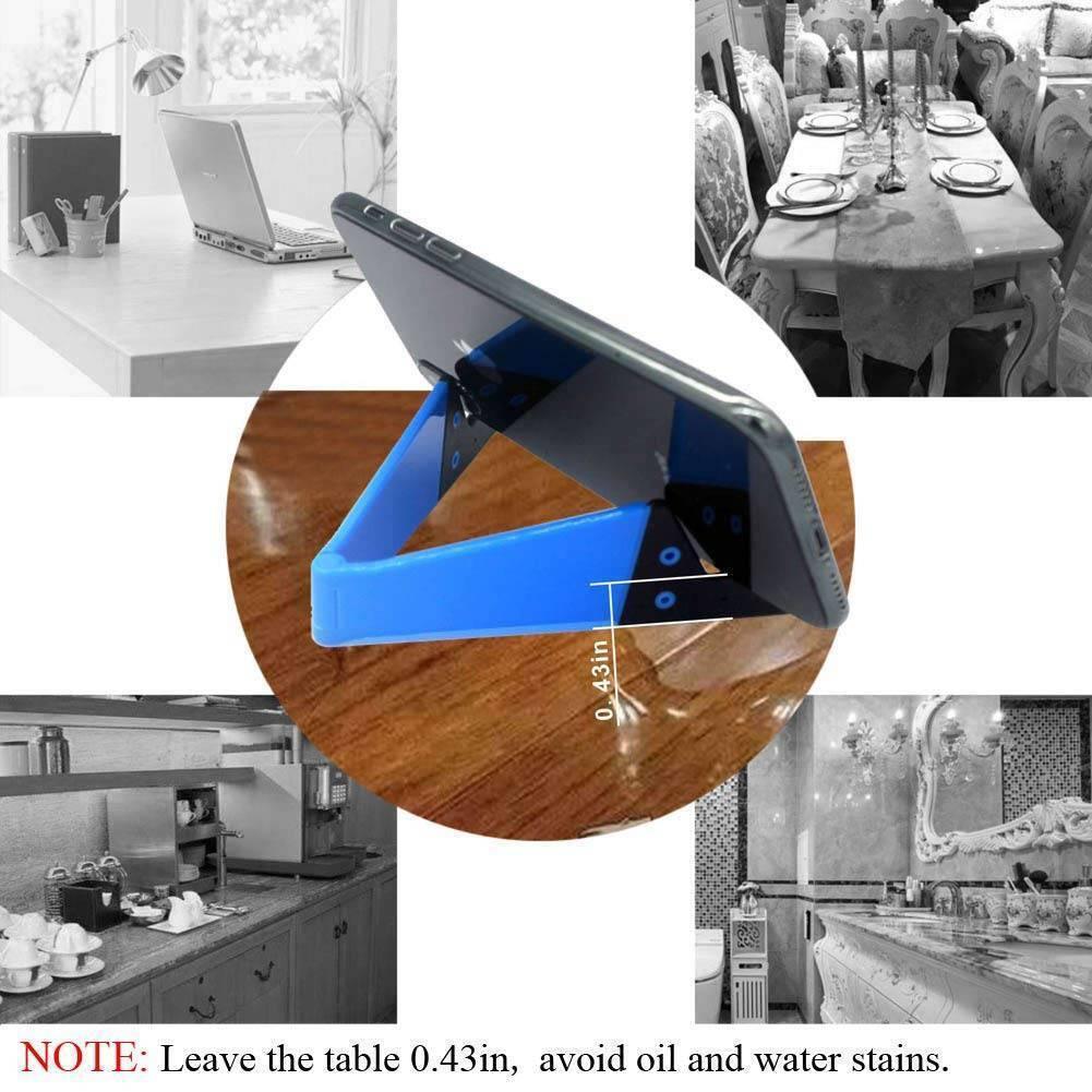 V Shaped Fold Able Universal Mobile Phone Tablet Pc Stand Holder Pocket-sized Kickstand For Desk