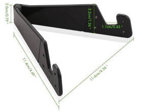 V Shaped Fold Able Universal Mobile Phone Tablet Pc Stand Holder Pocket-sized Kickstand For Desk