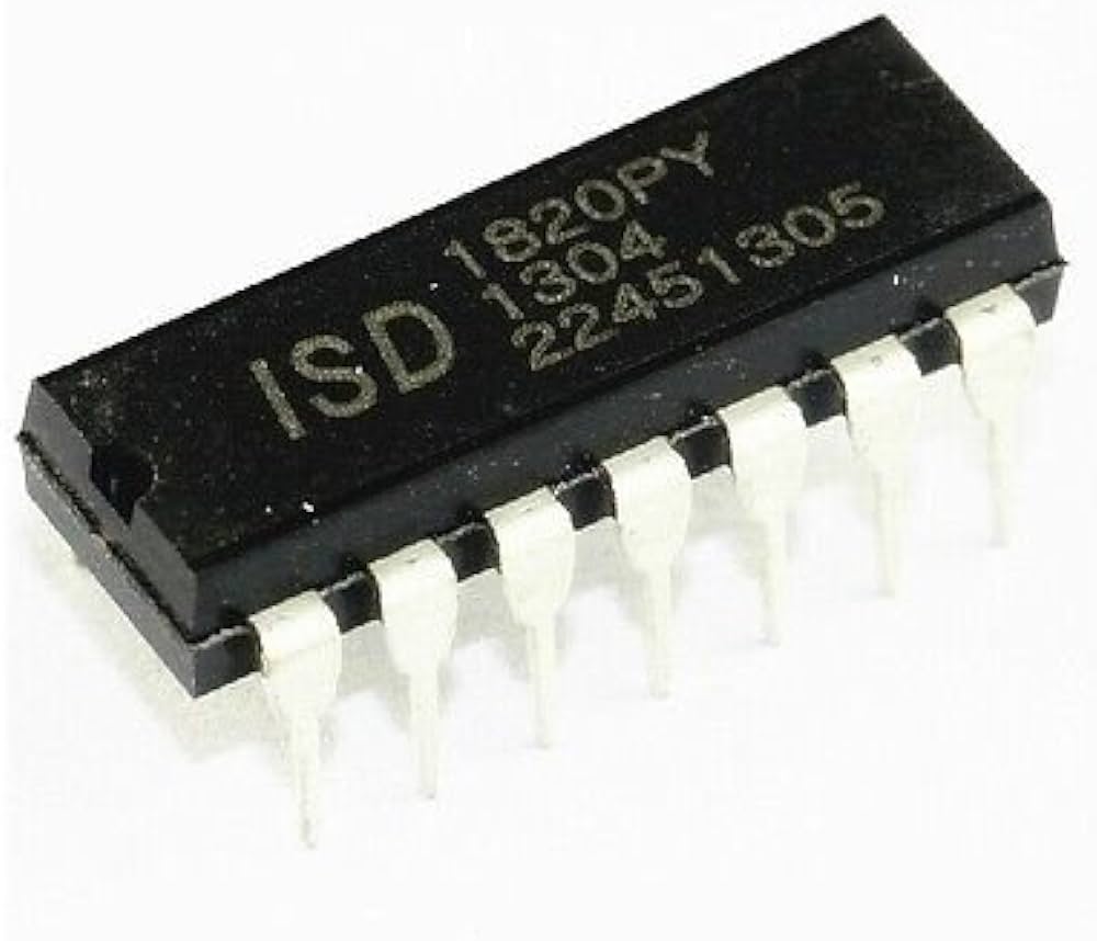 Voice Recording IC ISD1820py DIP14