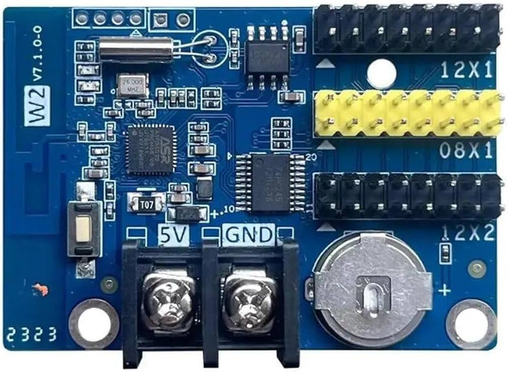 W2 LED display WiFi controller, Single double color P10 LED signs module Control card, WIFI Wireless control