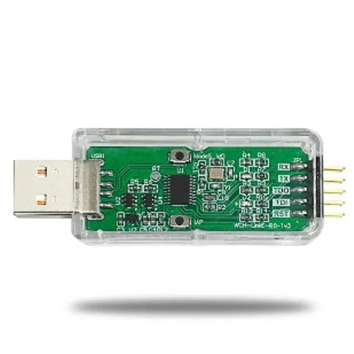WCH LinkE CH32V003 EVT MCU Download Debugger RISC-V Architecture MCU/SWD Interface ARM Chip 1 Serial Port to USB Channel