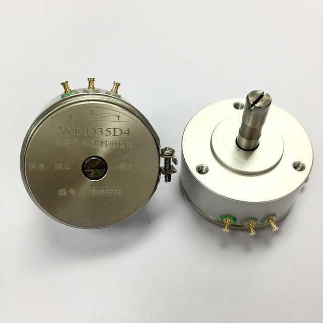 Wdd35d4 5k Ohm 2w Continues Potentiometer Angle Sensor Displacement Sensor Variable Resistor