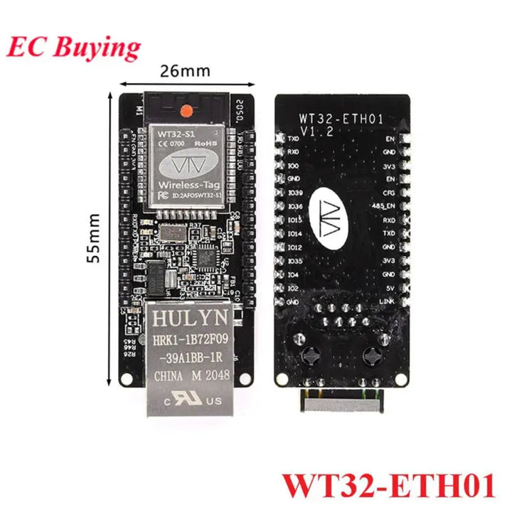 Wt32-eth01 Embedded Serial Port Networking Ethernet Ble Wifi Combo Gateway Mcu Esp32 Wireless Module Board Wt32 Eth01