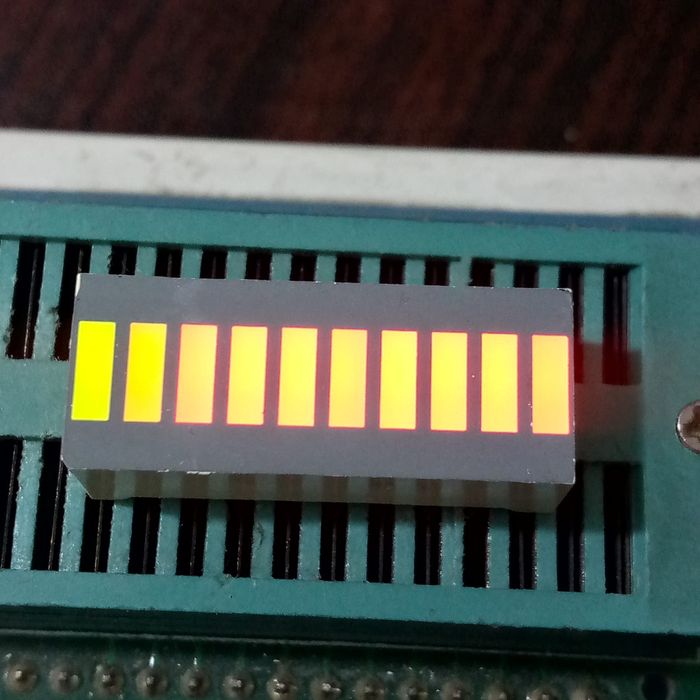 10 Segment Led Light Display Module Bar Graph Ultra Bright Red Yellow Green Colors Multi-color