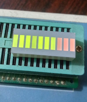 10 Segment Led Light Display Module Bar Graph Ultra Bright Red Yellow Green Colors Multi-color