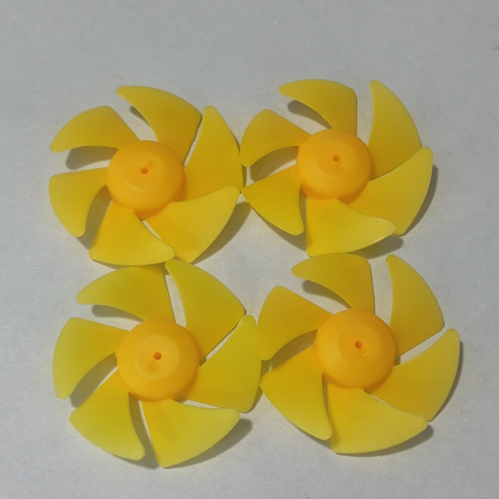 Diy Boat Model 6-blades Propeller 2mm Vortex Fan Paddle Toy Car Fan Spare Part 2*50mm