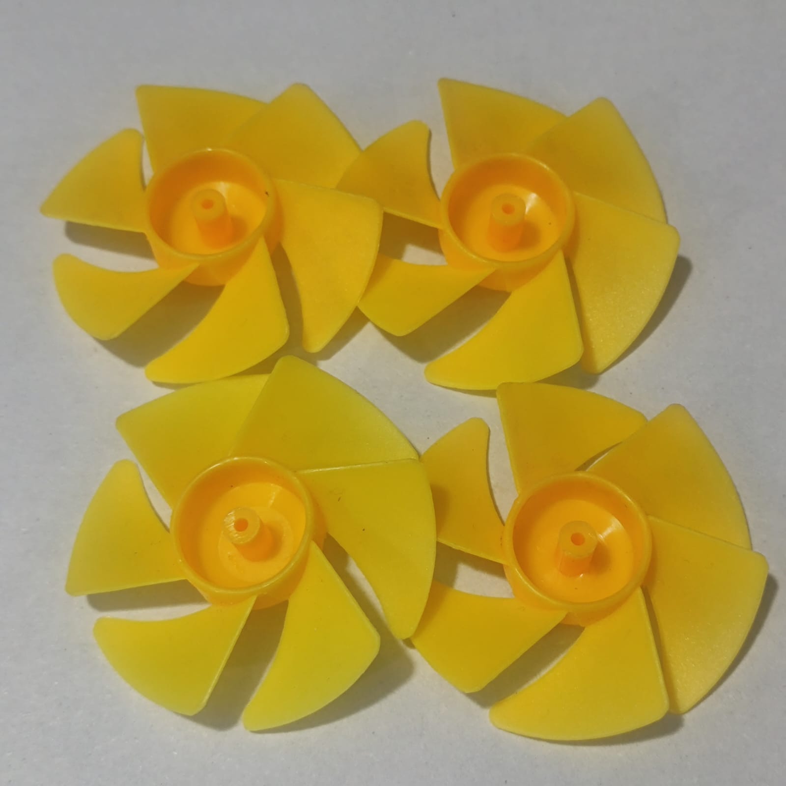Diy Boat Model 6-blades Propeller 2mm Vortex Fan Paddle Toy Car Fan Spare Part 2*50mm