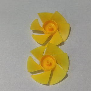 Diy Boat Model 6-blades Propeller 2mm Vortex Fan Paddle Toy Car Fan Spare Part 2*50mm